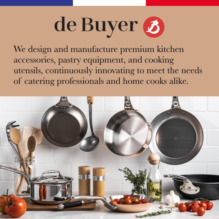 de Buyer MINERAL B Carbon Steel Country Fry Pan - 12.5” Diameter, 8.9” Cooking Surface - Ideal for Sauteing, Simmering, Deep Frying, Stir Frying, One-Pan Meals - PFAS, PFOA, PFOS Free - Made in France - Image 2