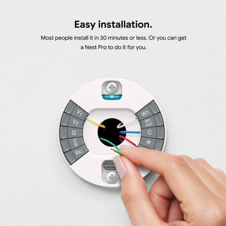 Google Nest Learning Thermostat - 3rd Gen (2015) - Programmable Smart Thermostat for Home - Works with Alexa - Mirror Black - Image 9