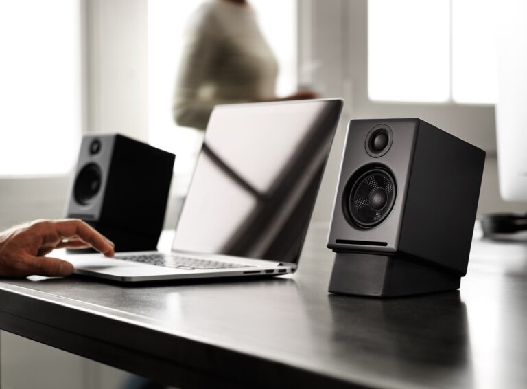 Audioengine A2+ Desktop 24 Bit Wireless Bluetooth Desktop Speakers - 60W Computer Speakers for Music and Gaming - Image 4