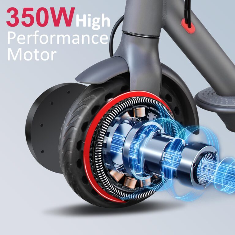 VOLPAM Electric Scooter, 350W/500W Motor, Max 21-28 Miles Range, 19/21 Mph Top Speed, 8.5''/10'' Tires, Dual Braking, Kick Scooter, 2 Wheels and Height Handlebars (10.5Ah-23Miles-350W) - Image 6