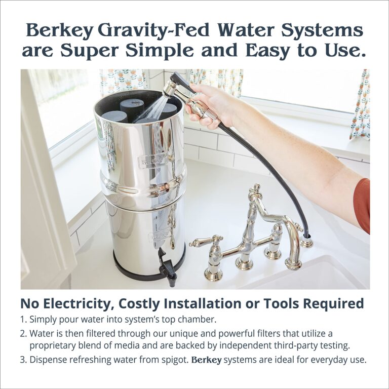 Travel Berkey Gravity-Fed Water Filter with 2 Black Berkey Elements–Enjoy Potable Water While Camping, RVing, Off-Grid, Emergencies, Every Day at Home - Image 3
