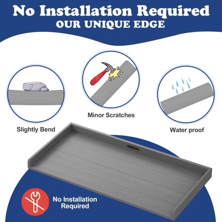 ClimbHope Washer Dryer Countertop HDPE No Installation - Washer and Dryer Topper Covers for The Top Laundry Room Organization and Storage Waterproof - Image 5