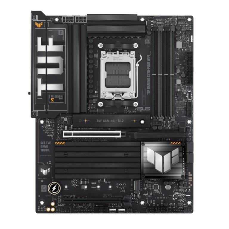 ASUS TUF Gaming X870-PLUS WiFi AMD AM5 X870 ATX Motherboard, 16+2+1, 80A SPS Power Stages, DDR5, PCIe 5.0 Ready, Four M.2 Slots, Wi-Fi 7, 2.5Gb LAN, HDMI, USB4® 40Gbps, SATA 6 Gbps, USB 20Gbps Type-C - Image 8