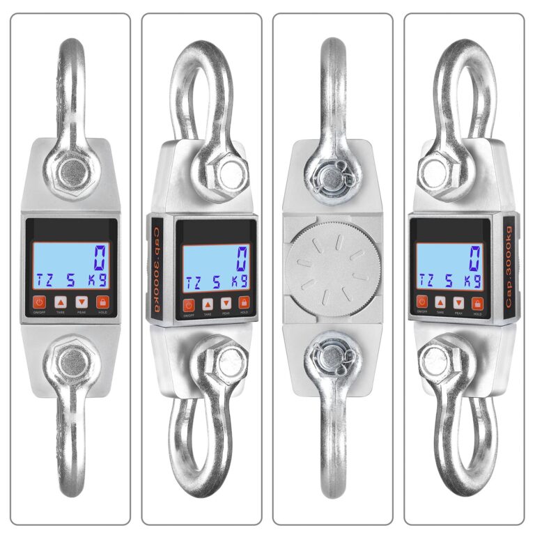 Hyindoor Digital Hanging Scale 3000kg/6000lb Industrial Heavy Duty Smart High Accuracy Electronic Crane Scale - Image 7