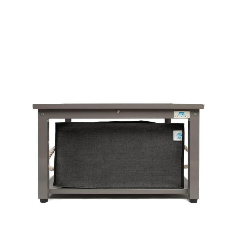 EZ Laundry Laundry Pedestal for Washer and Dryer | 29-Inch Stand with Adjustable Feet | Elevates 16" | includes Drain Pan & Hose | Anti-Vibration Steel | Fits All 29" Wide Washer/Dryer Brands (Grey) - Image 5