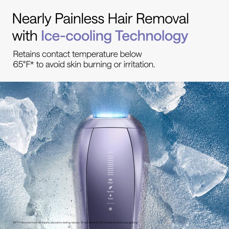 Ulike Laser Hair Removal, Air 10 IPL Hair Removal for Women and Men, 65°F Ice-Cooling Contact, Dual Lights, Skin Sensor & SHR Mode* for Nearly Painless, Effective & Long-Lasting Hair Removal from Home - Image 4