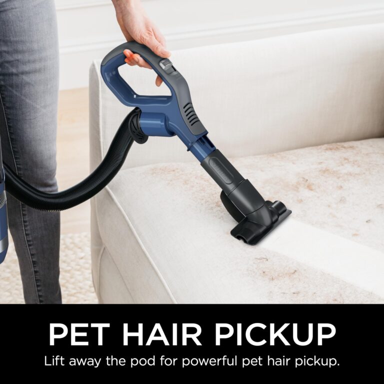 Shark Navigator Lift-Away ADV Upright Vacuum with HEPA Filter, Powerful Pet Hair Pickup, Advanced Swivel Steering, Lightweight Versatility, for Carpets & Hard Floors, Blue Jean, LA301 - Image 5