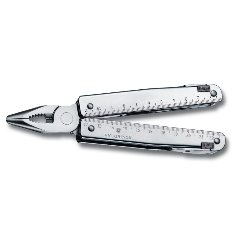 Victorinox Swiss Tool X Plus Ratchet Swiss Army Knife, 35 Function Swiss Made Multi-Tool with Needle-nose pliers, Wire Cutter, Crate Opener and Large Blade - Silver - Image 6