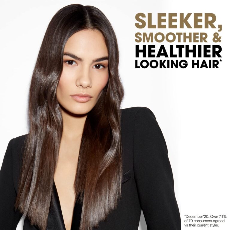 ghd Gold Styler Essentials Duo ― Gold 1" Flat Iron Hair Straightener (Black) with Bodyguard Heat Protection Hair Spray (4 fl. oz.) - Image 4