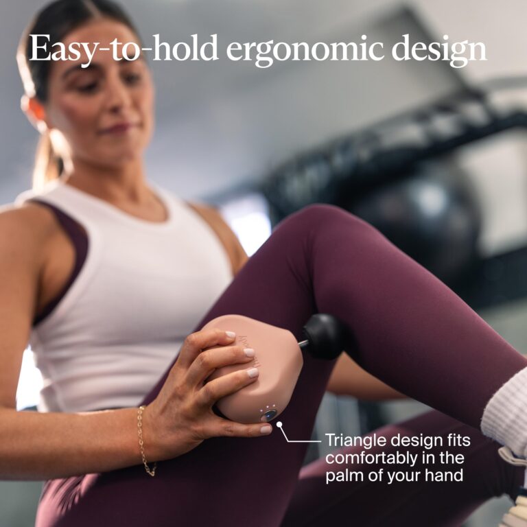 TheraGun Mini by Therabody (3rd Generation) – Ultra-Portable Massage Gun and Travel Essential for Fast, Effective Pain and Tension Relief Anywhere, Desert Rose - Image 6