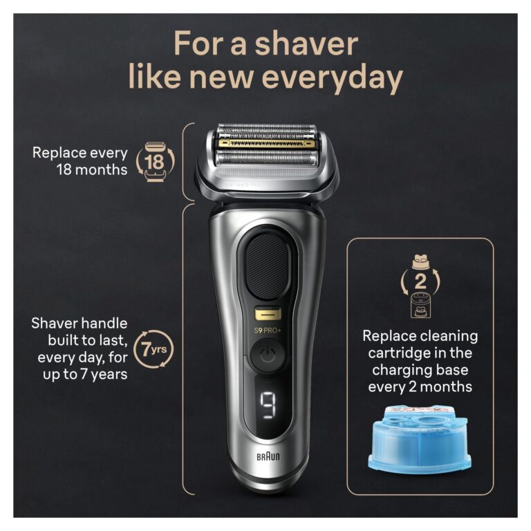 Braun Series 9 PRO+ Electric Shaver, Shaving Kit with 5 Pro Shave Elements and ProComfort Head, SmartCare Center - Image 2