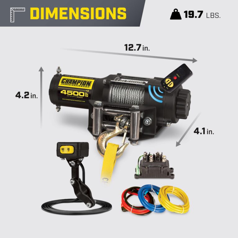 Champion Power Equipment 4500-lb. ATV/UTV Wireless Winch Kit - Image 3