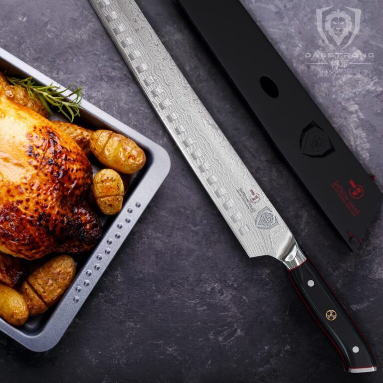 DALSTRONG Slicing Knife - 14 inch - Extra Long Slicer Knife - Shogun Series Elite - Japanese AUS-10V Super Steel - Vacuum Treated - G10 Handle - Carving Slicer BBQ, Brisket Gift Knife- Sheath Included - Image 2
