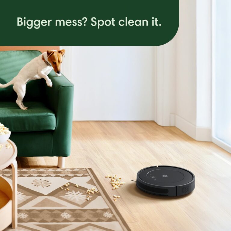 iRobot Roomba Vac Robot Vacuum (Q011) - Power-Lifting Suction, Quieter Cleaning Mode, Multi-Surface Cleaning, Cleans in Neat Rows, Easy to use, Self-Charging, Works with Alexa - Image 5