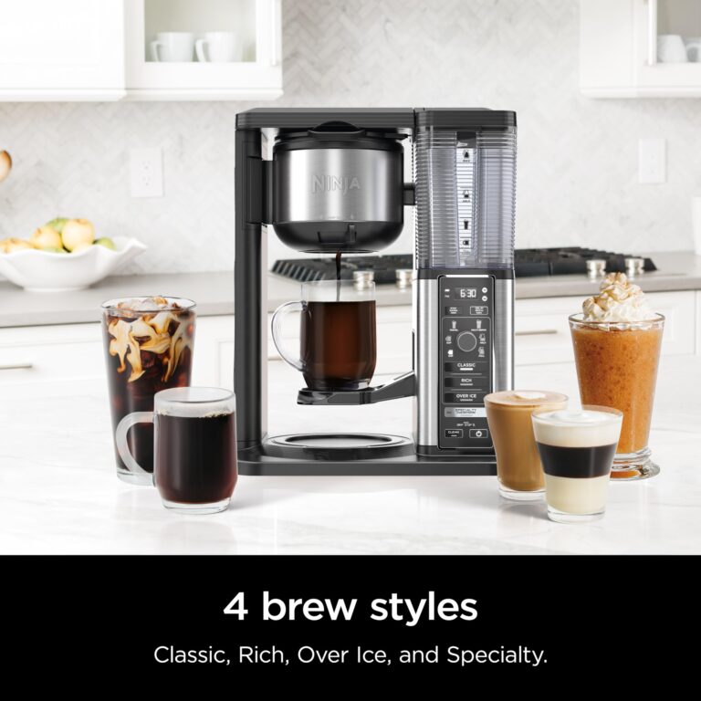 Ninja Specialty Coffee Maker, Hot & Iced Coffee, 6 Brew Styles, 8 Sizes, Small Cup to Travel Mug, 10-Cup Carafe, Fold-Away Frother, Permanent Filter, Removable Reservoir, Black, CM401 - Image 8
