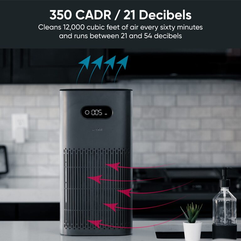 Wyze Air Purifier with Wildfire Filter (Special), for Living Room, Kitchen, HEPA 13, 21db Quiet, with Sleep Mode, Air Cleaner for Smoke, Pollen, Dander, Hair, 550 sq ft, Smart WiFi Alexa Google, Black - Image 6