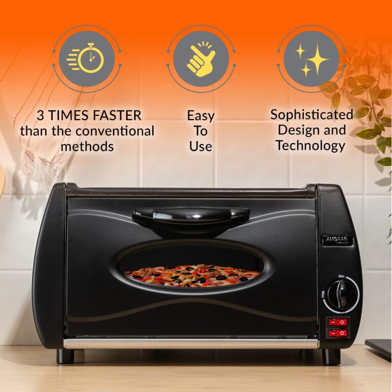 Mini Tandoor Oven Angaar Tandoor Electric Oven 4 Minute Pizza Maker - Table Top Pizza Oven, Tandoori Roti, Naan - Image 2