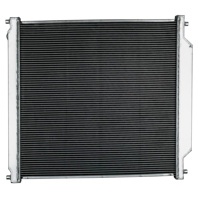 6.0 Powerstroke Radiator Compatible with 2003-2007 Ford Excrusion F250 F350 F450 Diesel Super Duty V8, Ford F250 Radiator, Ford F350 Radiator, 1 Row Full Performance Aluminium Radiator - Image 3