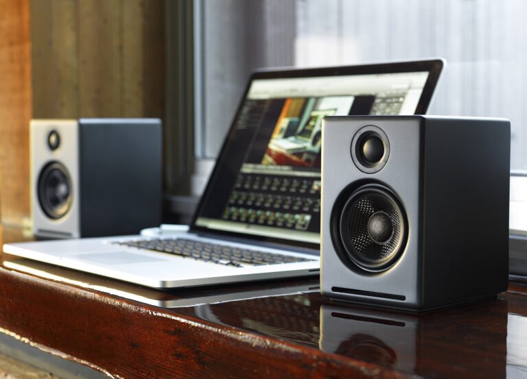 Audioengine A2+ Desktop 24 Bit Wireless Bluetooth Desktop Speakers - 60W Computer Speakers for Music and Gaming - Image 3