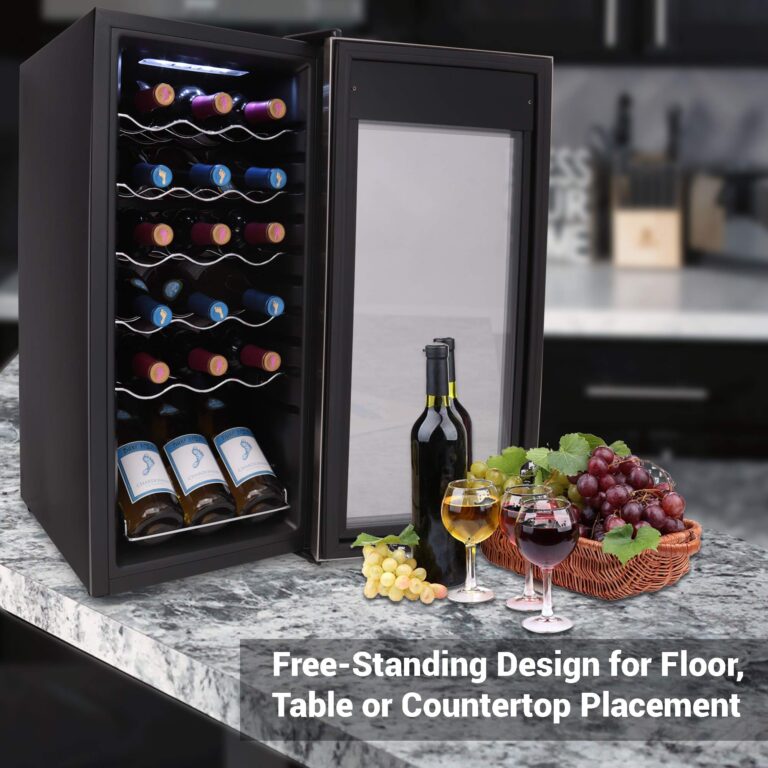 NutriChef PKCWC18 Cooler, 18 Bottle, Stainless Steel - Image 4