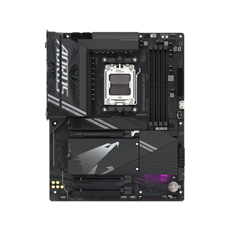GIGABYTE X870 AORUS Elite WIFI7 AMD AM5 LGA 1718 Motherboard, ATX, DDR5, 4X M.2, PCIe 5.0, USB4, WIFI7, 2.5GbE LAN, EZ-Latch, 5-Year Warranty - Image 5