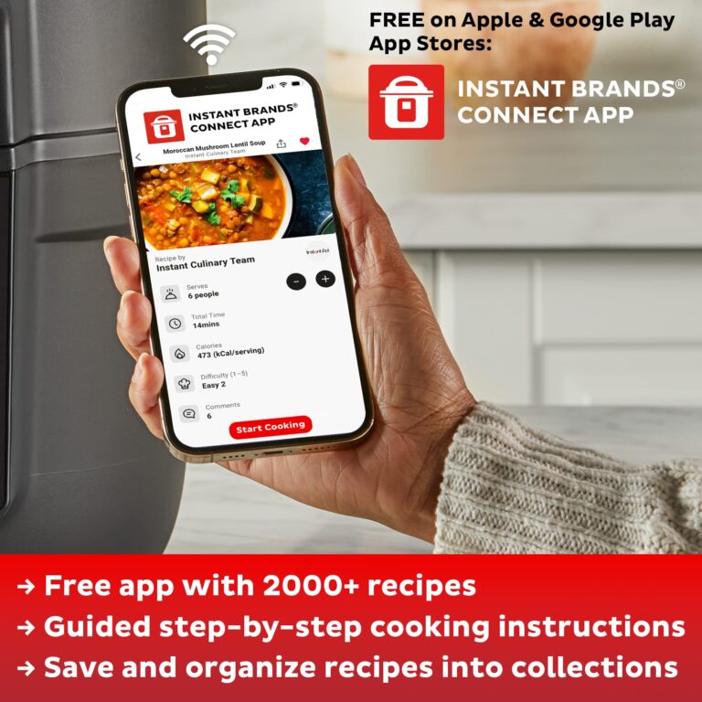 Instant Pot Pro Plus Wi-Fi Smart 10-in-1, Pressure Cooker, Slow Cooker, Rice Cooker, Steamer, Sauté Pan, Yogurt Maker, Warmer, Canning Pot, Sous Vide, Includes App with Over 800 Recipes, 6 Quart - Image 2