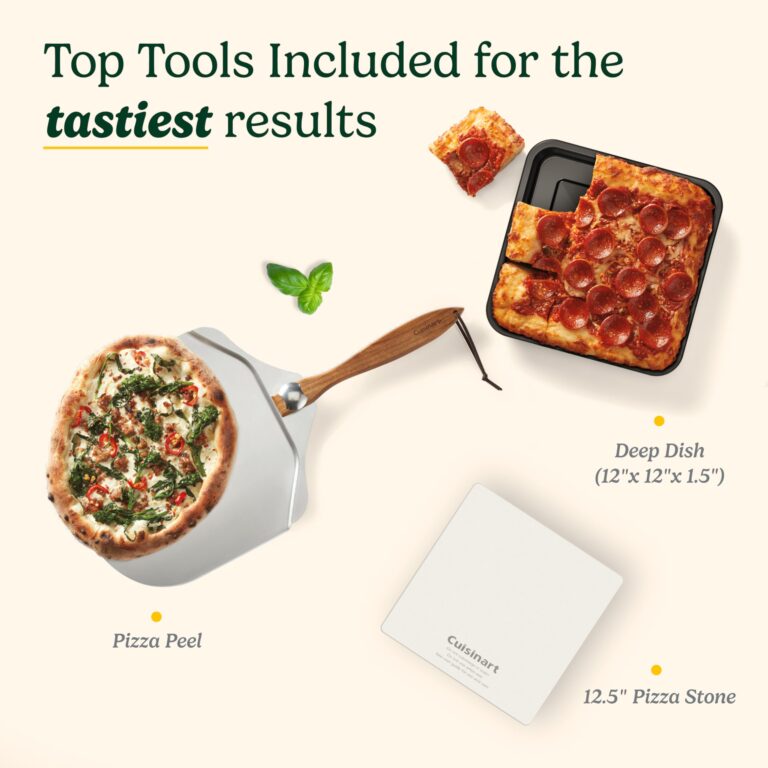 Cuisinart Indoor Pizza Oven – Bake 12” Pizzas in Minutes – Portable Countertop Pizza Oven – Pomodoro Red Stainless Steel - CPZ-120R - Image 2