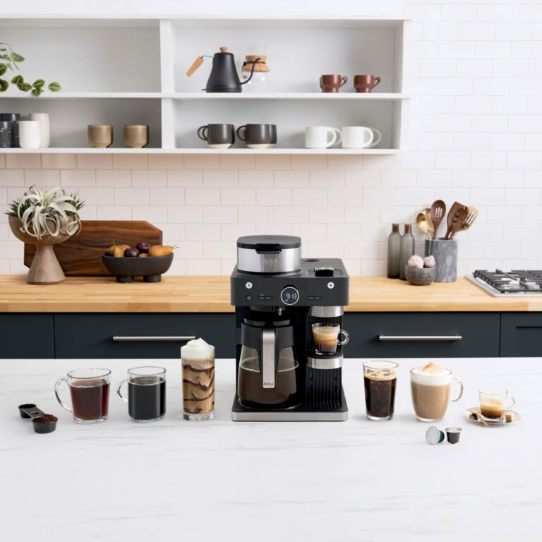 Ninja CFN602 Espresso & Coffee Barista System with Ristretto Function, Single-Serve Coffee, Compatible with Nespresso Capsule, 12-Cup Carafe, Built-in Frother, Cappuccino & Latte Maker (Renewed) - Image 4