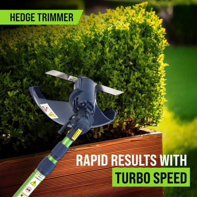 3-in-1 Cordless Yard Landscaping Tool Long Reach Hedge Trimmer + Tree Trimmer + Electric Leaf Blower Cordless with Battery & Charger Battery Powered Pole Saw & Tree Saw & Weed Eater by Max Reach Tools - Image 6