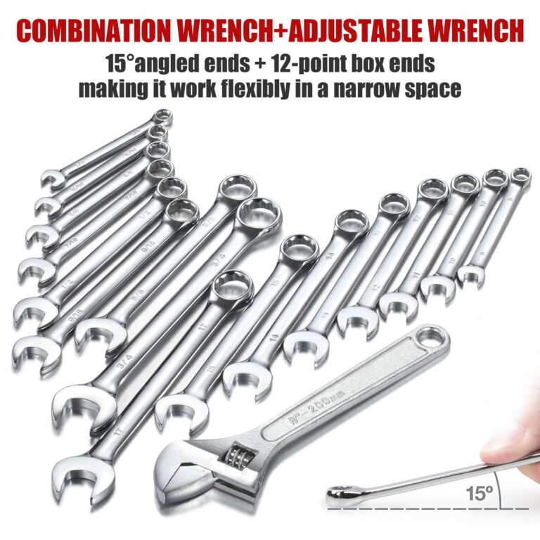 ARUCMIN 438-Piece Mechanics Tool Set with 3-Drawer Heavy Duty Metal Box Repair Tool Kit - Image 5