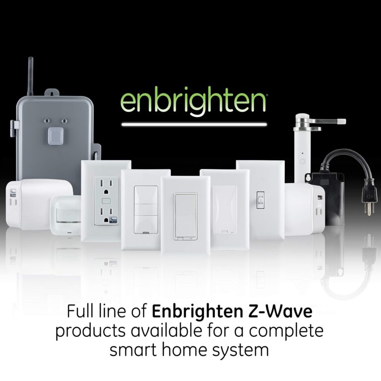 Enbrighten Almond Z-Wave Plus Smart Light Switch with QuickFit and SimpleWire, 3-Way Ready, Compatible with Alexa, Google Assistant, ZWave Hub Required, Repeater/Range Extender, Toggle, 24 Pack, 82686 - Image 2