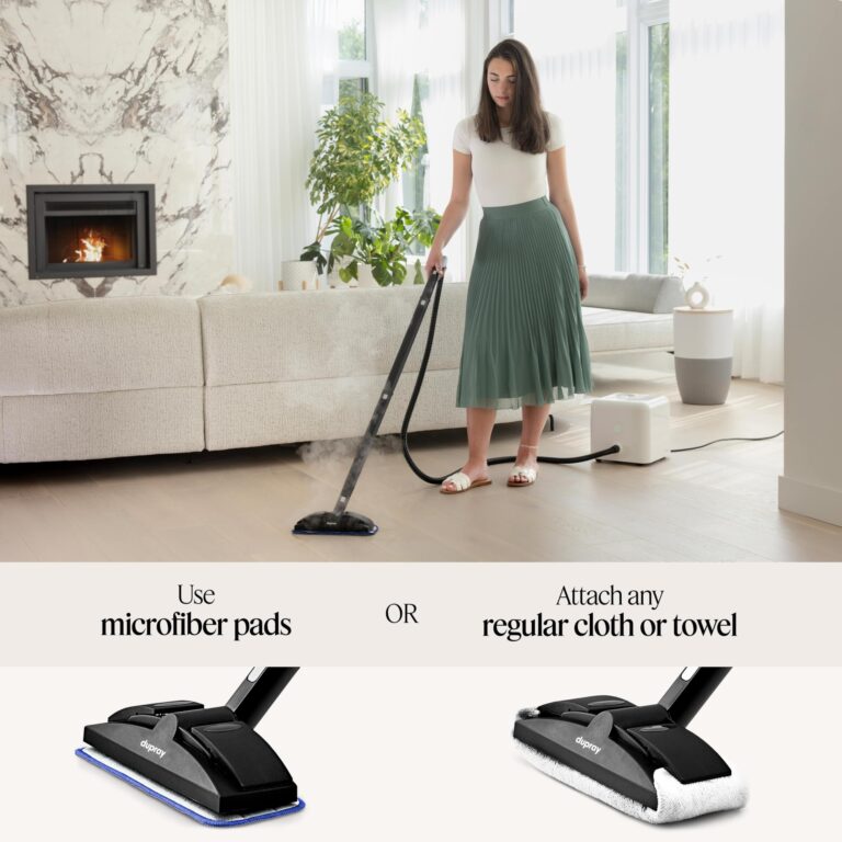 Dupray Neat Steam Cleaner with 40-Piece Kit – (Neat with Steam Cleaning Pack) Powerful, chemical-free cleaning for floors, cars, tiles, grout, and more, offering versatile, deep cleaning performance - Image 4