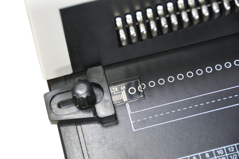 S25A Coilbind Coil Punch & Binding Machine - with Electric Coil Inserter - Professionally Bind Presentations & Documents - Free Crimper Free Box of 100 Plastic coils - 4 to 1 Pitch - 20 Sheet Capacity - Image 4