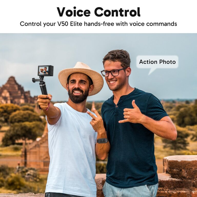 AKASO V50 Elite 4K60fps Touch Screen WiFi Action Camera Voice Control EIS 131 feet Waterproof Camera 8X Zoom Remote Control - Image 8