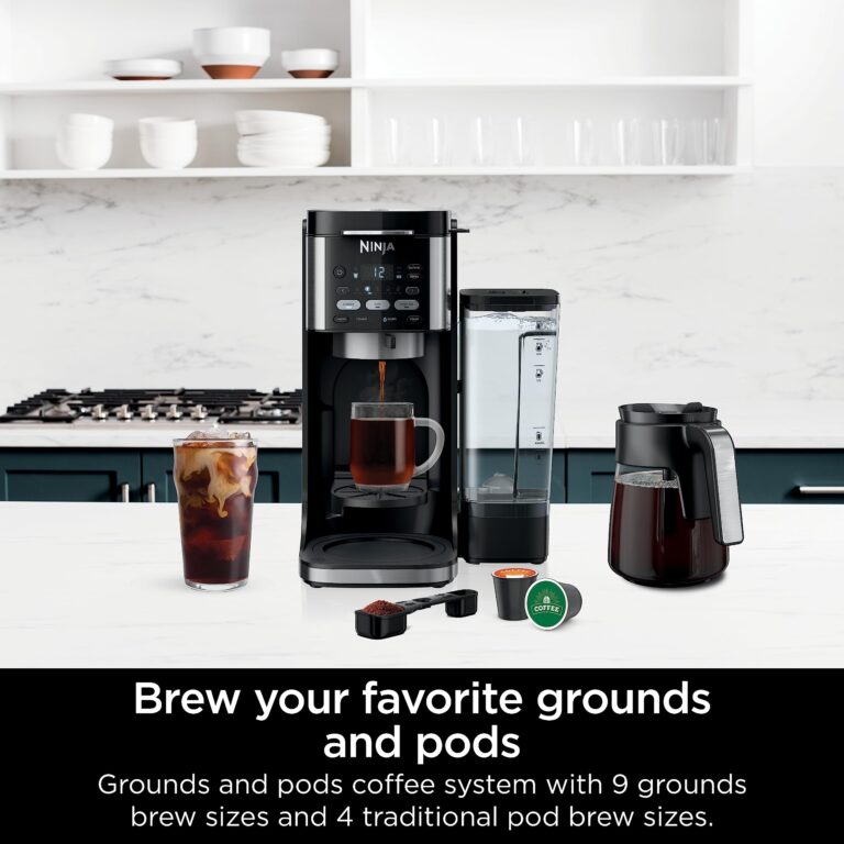 Ninja Drip Coffee Maker With K Cup Combo, DualBrew Pro Specialty Coffee Machine, Hot and Iced Coffee Maker Compatible with K-Cup Pods, 12 Cup Single Serve Coffee Maker with Paper Filter, CFP101 - Image 10