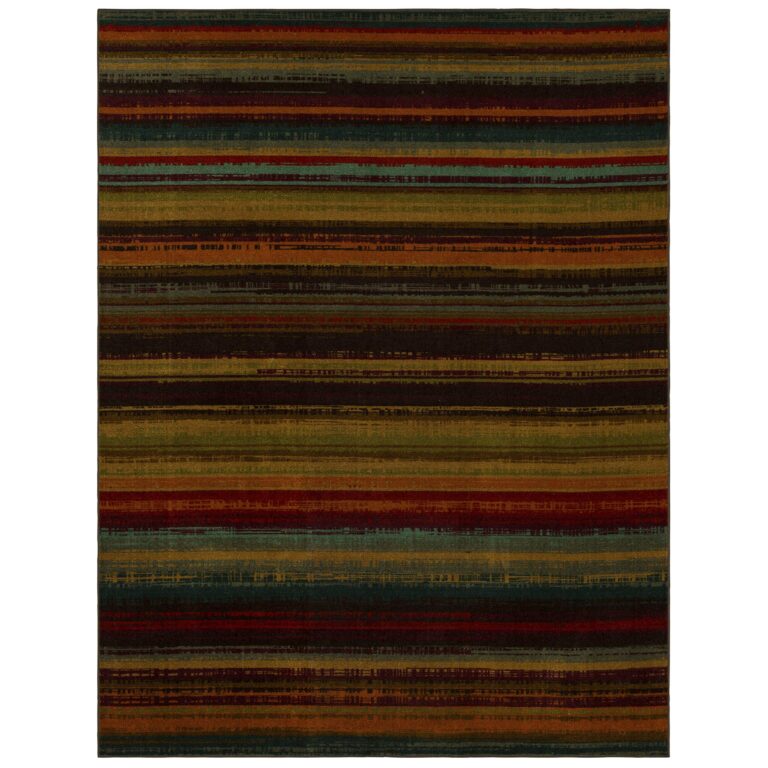 Mohawk Home Boho Stripe 7' 6" x 10' Area Rug - Multicolor - Perfect for Living Room, Dining Room, Office - Image 10