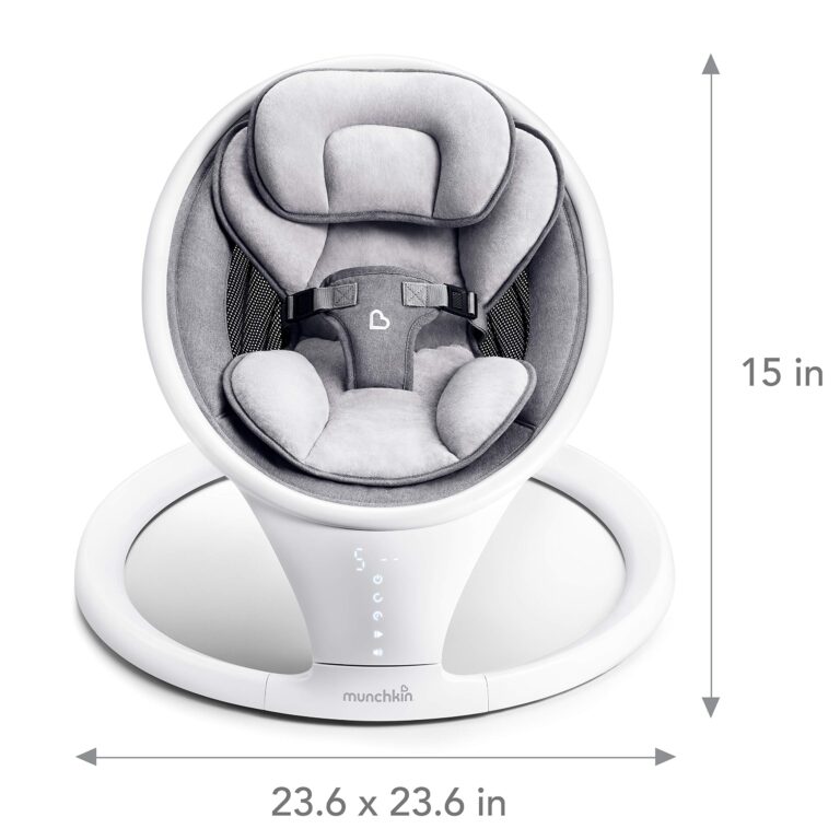 Munchkin Baby Swing with Bluetooth and Shhh… Sleep Soother White Noise Machine - Perfect for New Parents - Image 8