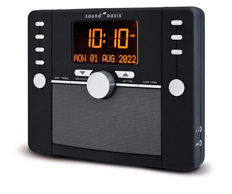 Sound Oasis Deluxe Bluetooth Sleep Tinnitus Sound Machine, World’s Best White Noise Machine for Better Sleep, Tinnitus Management, Clock Radio 288 Sounds - Image 4