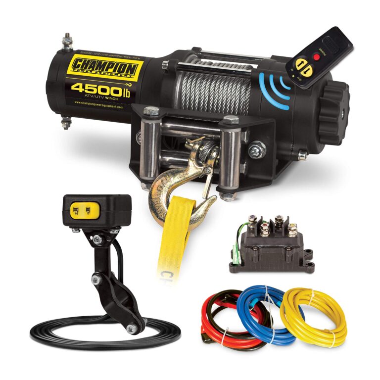 Champion Power Equipment 4500-lb. ATV/UTV Wireless Winch Kit