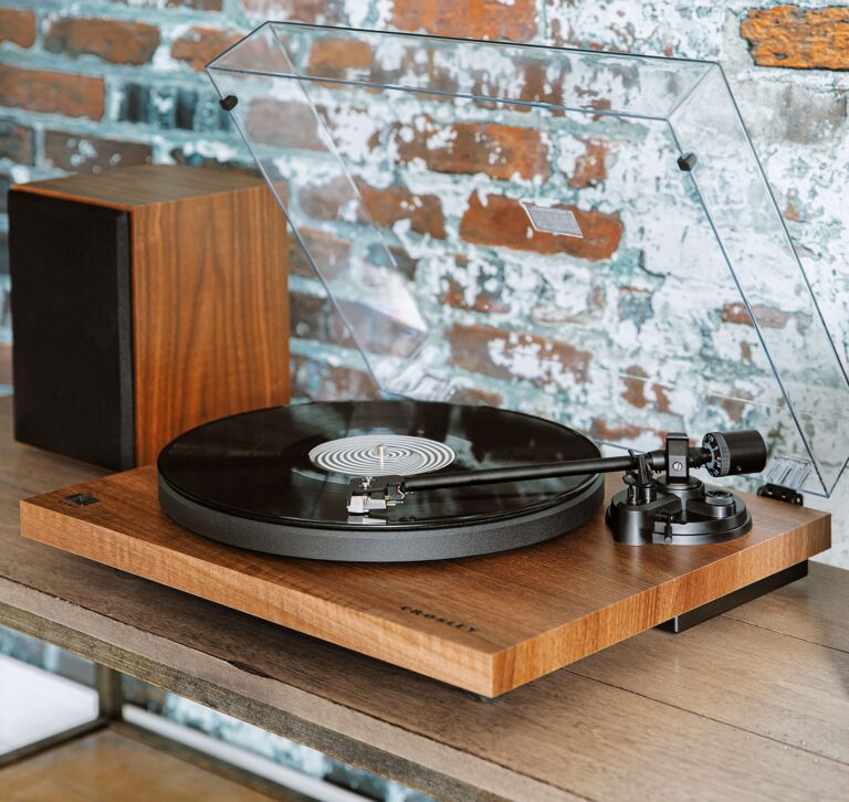 Crosley C6B-WA Belt-Drive Bluetooth Turntable Record Player with Adjustable Tone Arm, Walnut - Image 8
