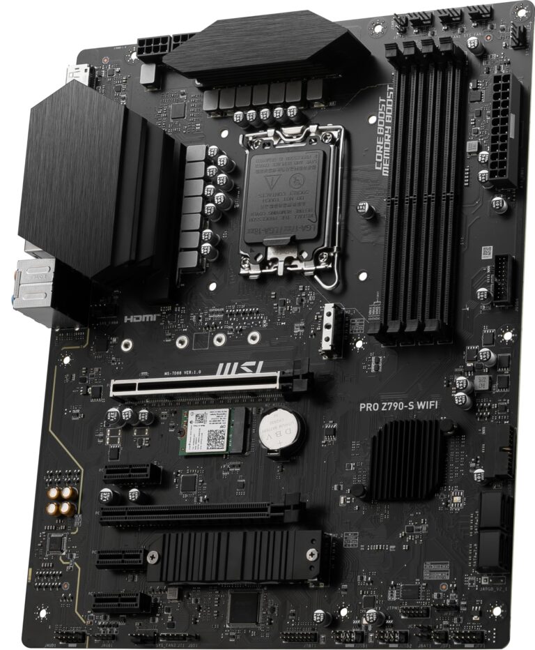 MSI PRO Z790-S WiFi ProSeries Motherboard (Supports 12th/13th/14th Gen Intel Processors, LGA 1700, DDR5, PCIe 5.0, M.2, 2.5Gbps LAN, USB 3.2 Gen2, HDMI/DP, Wi-Fi 6E, Bluetooth 5.3, ATX) - Image 5