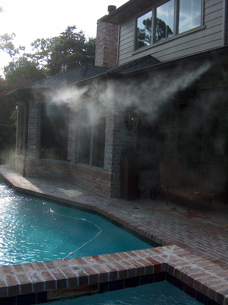 Residential Misting System- Made in USA Pump- 200 psi Mid Pressure Patio Misting System-12 Nozzles Misting System - Image 6