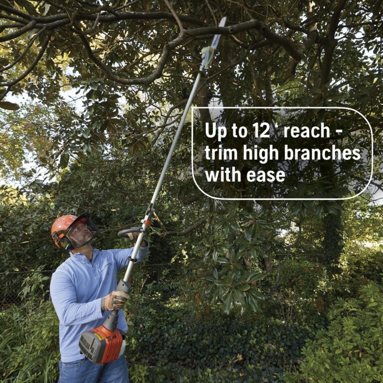 Husqvarna 122LKP Gas Pole Saw, Multi-Purpose Tool with Pole Saw Attachment, Equipped with X-CUT Chain, 12-Inch Reach Cuts Limbs up to 8 Inches Thick - Image 8