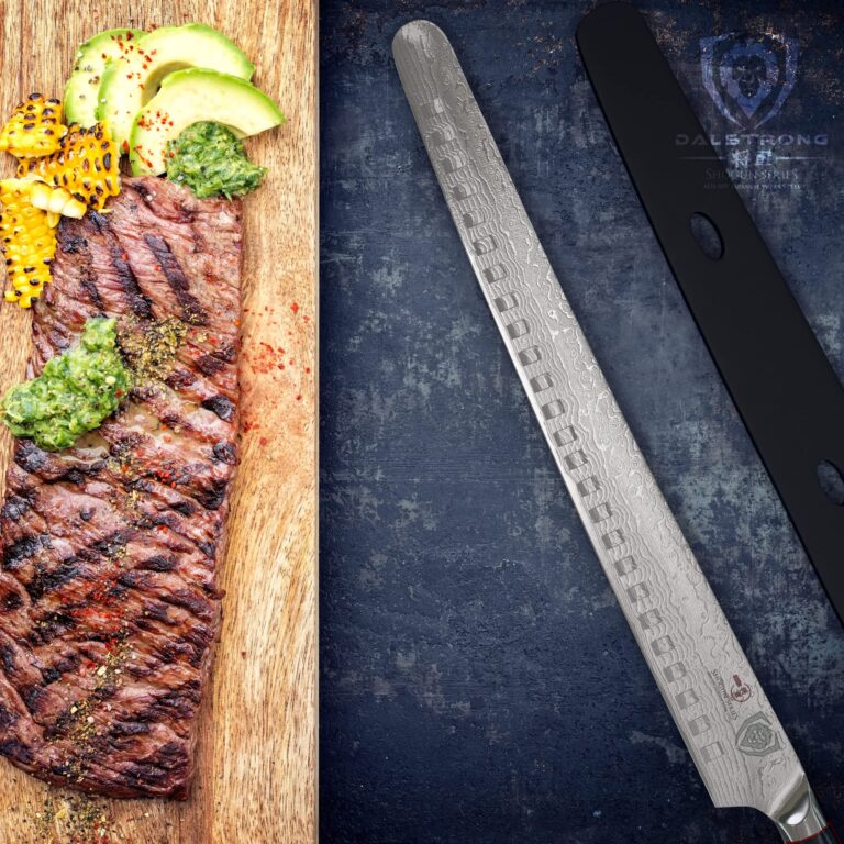 DALSTRONG Slicing Knife - 14 inch - Extra Long Slicer Knife - Shogun Series Elite - Japanese AUS-10V Super Steel - Vacuum Treated - G10 Handle - Carving Slicer BBQ, Brisket Gift Knife- Sheath Included - Image 3