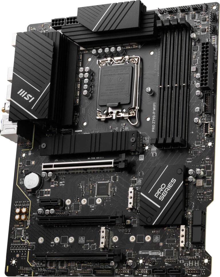 MSI PRO Z790-P WiFi ProSeries Motherboard (Supports 12th/13th/14th Gen Intel Processors, LGA 1700, DDR5, PCIe 5.0, M.2, 2.5Gbps LAN, USB 3.2 Gen2, HDMI/DP, Wi-Fi 6E, Bluetooth 5.3, ATX) - Image 6