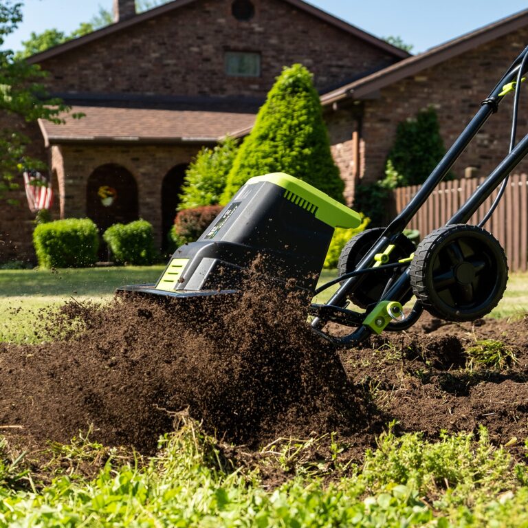 Earthwise Power Tools by ALM TC70125EW Tiller, 16-Inch, 12.5-Amp, Black - Image 2