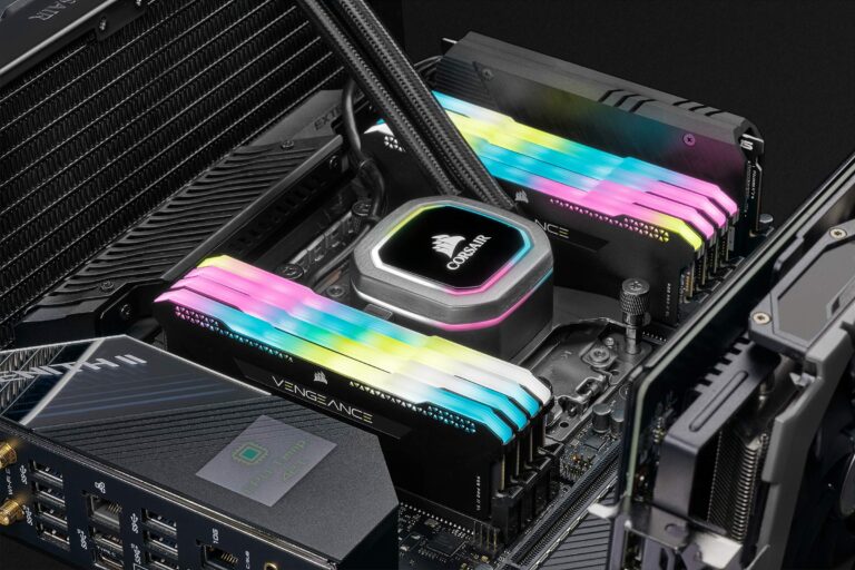 Corsair Vengeance RGB PRO SL 64GB (2x32GB) DDR4 3200MHz C16 Desktop Memory (10 Ultra-Bright RGB LEDs, Custom Performance PCB, Tight Response Times, Intel XMP 2.0) Black - Image 4