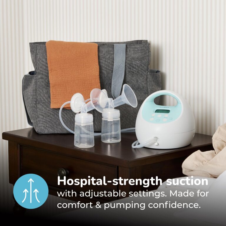 Spectra Baby S1 Plus Premier Rechargeable Breast Pump with Grey Tote Premium Accessory Kit - 24 mm - Image 7
