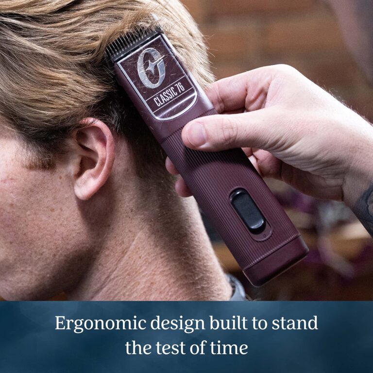 Oster Professional Cordless Hair Clippers, Classic 76 for Barbers and Hair Cutting with Detachable Blade, Burgundy - Image 3