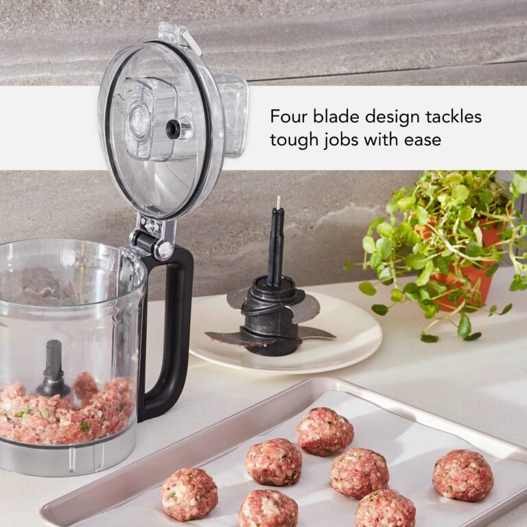 KitchenAid 9 Cup Food Processor - KFP0921 & Variable Speed Corded Hand Blender KHBV53, Empire Red - Image 5